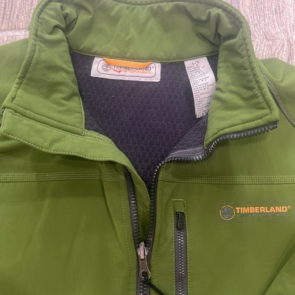 Timberland soft shell Performance full zip jacket mens large - Picture 6 of 14